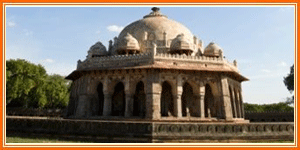 Panoramic view of a tomb, Humayun Tomb, delhi